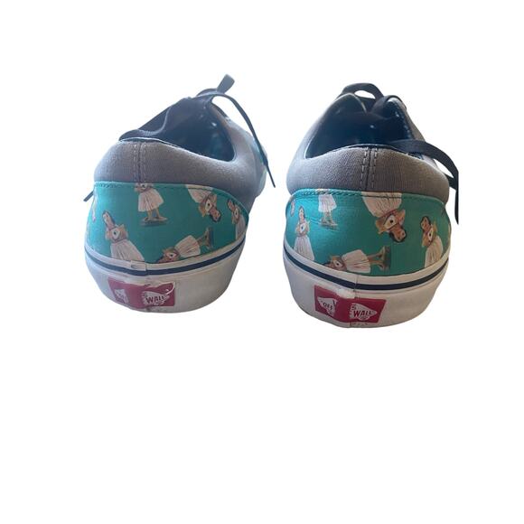 Men’s Hula Girls Vans Shoes Size 10.5 Lace Up Green Grey main image 5